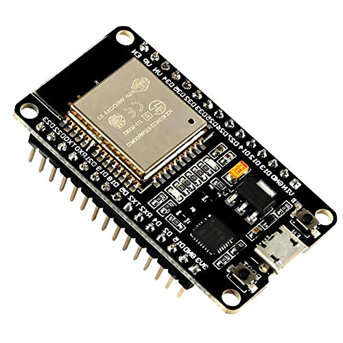 AITRIP 3PCS ESP-WROOM-32 512MB RAM 2MB Storage 240MHz Dual-Core Microcontroller