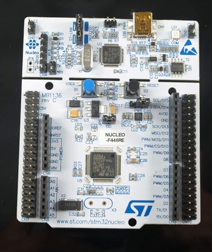 STMicroelectronics 4" x 3" NUCLEO-F446RE 512KB Memory 180MHz ARM Cortex-M4 Development Board