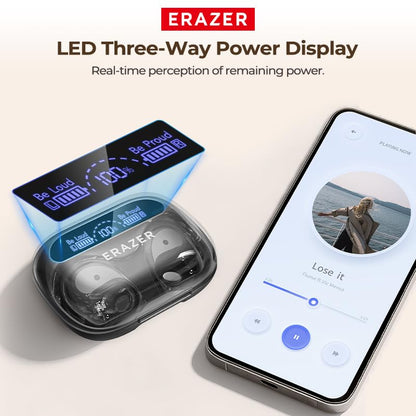 ERAZER 5.04 x 3.74 x 1.93 inches XP18 Translator Device 134 Languages Wireless Earbuds with Bluetooth 6.0