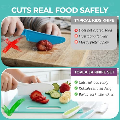 Tovla 3-Piece A21 Kid Safe Knife Set for Cooking
