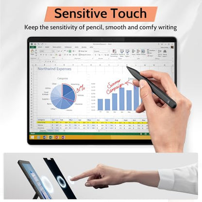 Mamol 12.3 Inch Magnetic Privacy Screen Protector for Surface Pro Models, Anti-Glare, Anti-Spy, Blue Light Blocking