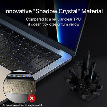 Soonjet Keyboard Cover Ultra Thin 0.11mm TPU MacBook Air 13/15 Pro 14/16 Rectangle