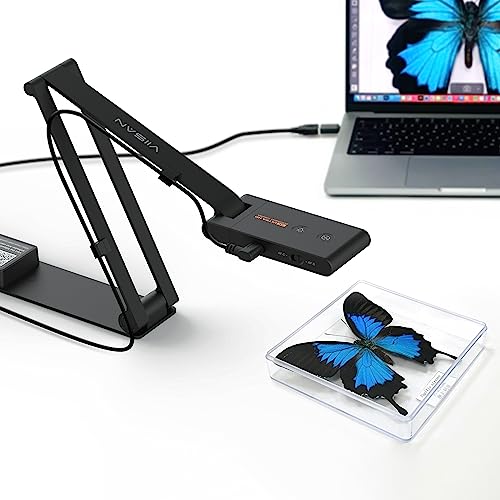VIISAN VS13AI 13MP 4K Document Camera USB Flexible Adjustable Stand AI-Noise Reduction Microphone