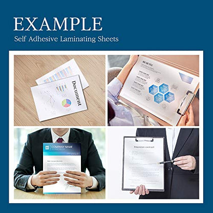 VIOLETTO 9 x 12 Inches LA20 20-Pack 4mil Clear Laminating Sheets