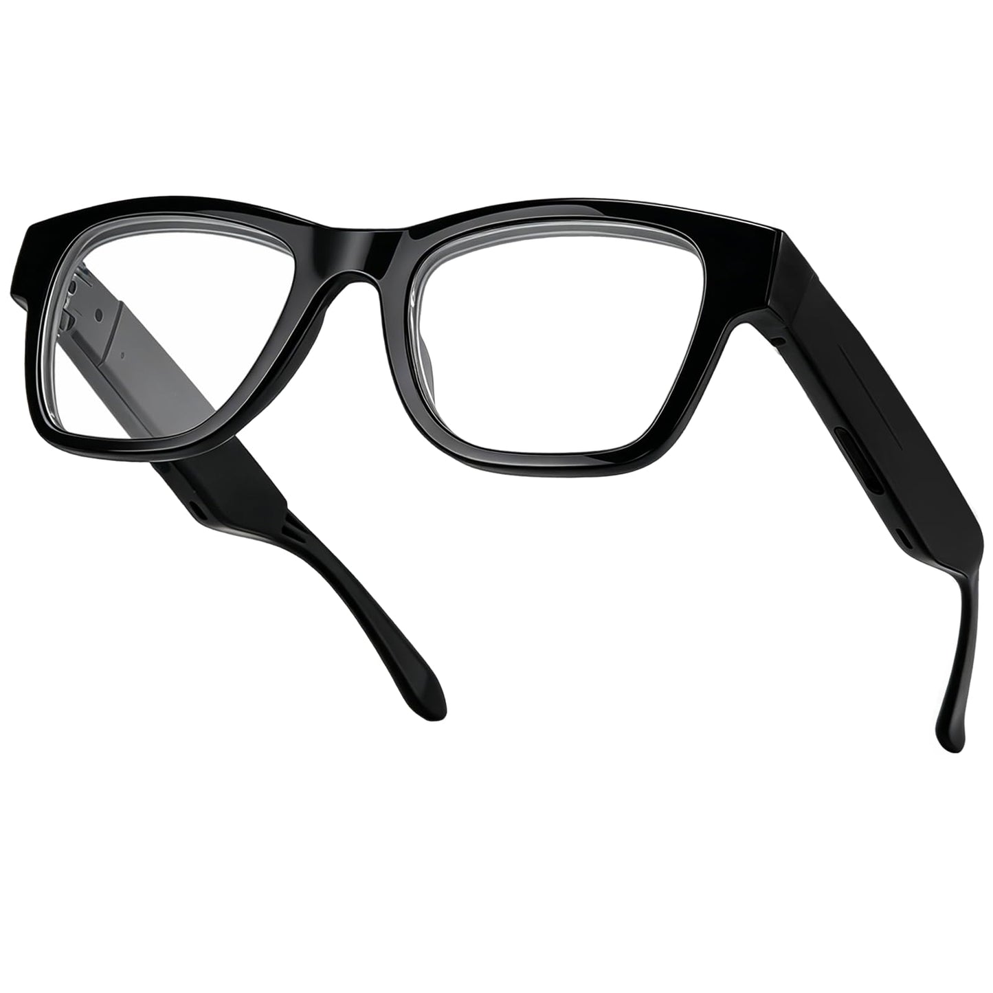 MONFOLROY KO Smart Glasses 100mAh Bluetooth Oval 6-Hour Battery Digital Translation