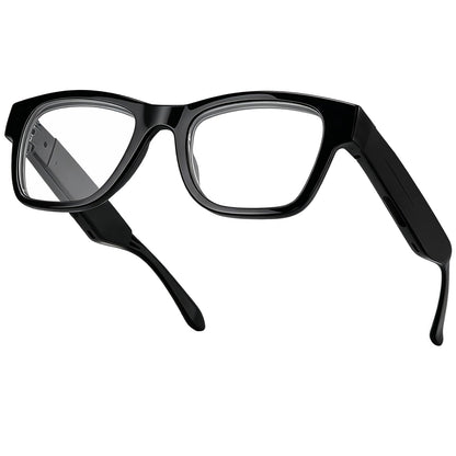 MONFOLROY KO Smart Glasses 100mAh Bluetooth Oval 6-Hour Battery Digital Translation
