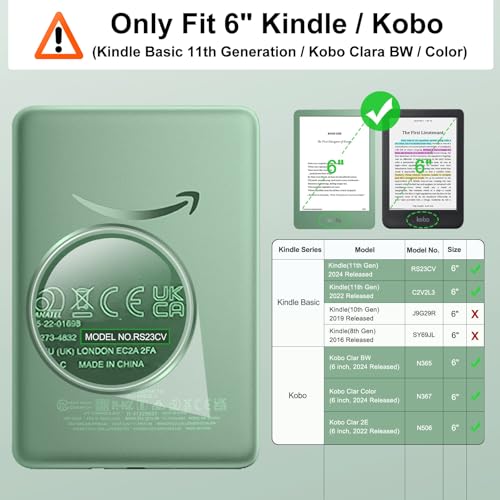 MoKo 6 Inch E-Reader Screen Protector Tempered Glass Anti-Scratch 9H HD Clear
