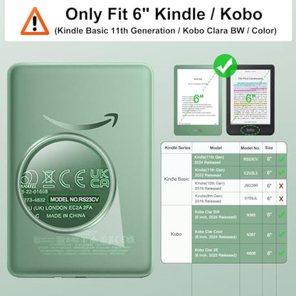 MoKo 6 Inch E-Reader Screen Protector Tempered Glass Anti-Scratch 9H HD Clear
