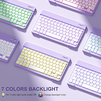 Harvopu iPad Air 11-inch Keyboard Case Model: A3459/A3460/A3463/A2902/A2903/A2904/A3266/A3267/A3270/A2588/A2589/A2591/A2316/A2324/A2325/A2072 Bluetooth Refillable Case