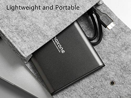 Maxone 500GB 2519 USB 3.0 External Hard Drive Portable Charcoal Grey