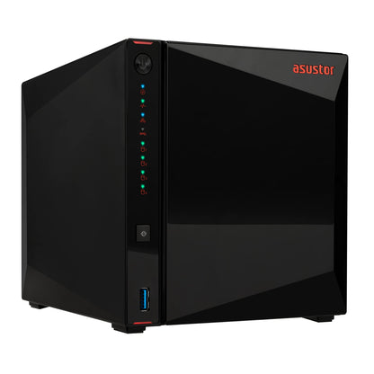 Asustor 9.06 x 6.85 x 6.69 inches AS5404T 4-Bay NAS Network Attached Storage