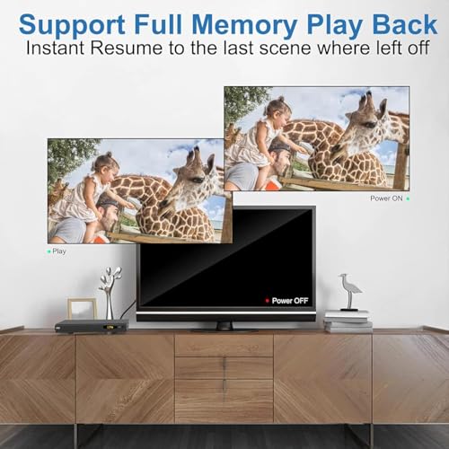 MAITE MTDVD-FE 1080p Region Free DVD Player with HDMI Dual Mic Jack Input