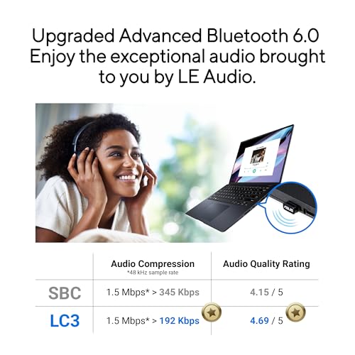 ASUS USB-BT600 USB 2.0 Adapter Bluetooth 6.0 Multi-Device Connection