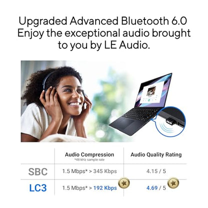 ASUS USB-BT600 USB 2.0 Adapter Bluetooth 6.0 Multi-Device Connection