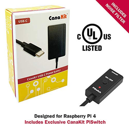 CanaKit 4GB Raspberry Pi 4 Model B Kit - 32GB MicroSD - Model 99295