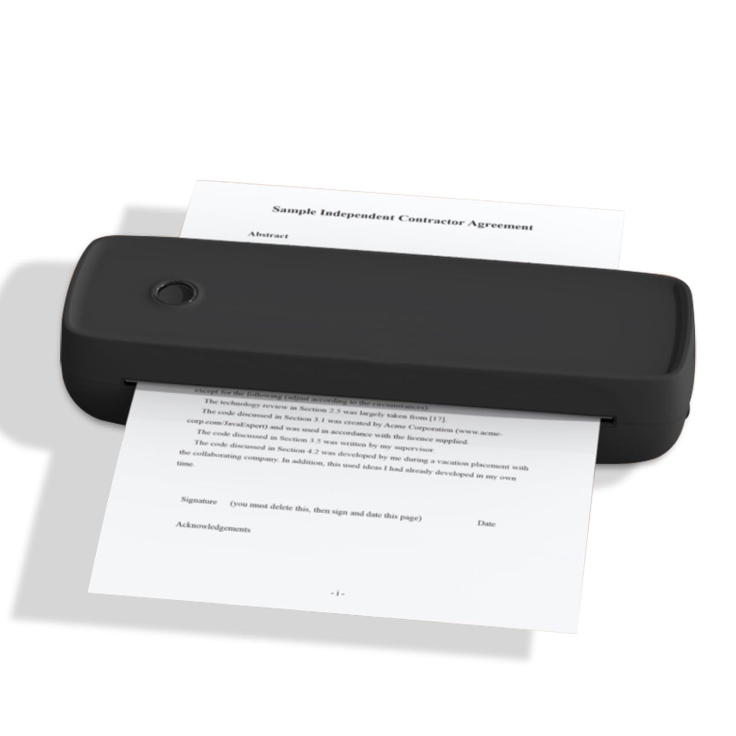 GUTHERREN Thermal Printer BE-623 Monochrome Print 203 dpi Thermal Paper Print Only