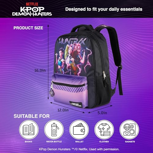 AI ACCESSORY INNOVATIONS K-Pop Demon Hunters 16 Inch Backpack