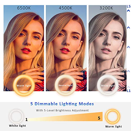 Cyezcor 5.12" x 5.12" LT-05 48 LED Clip-On Ring Light