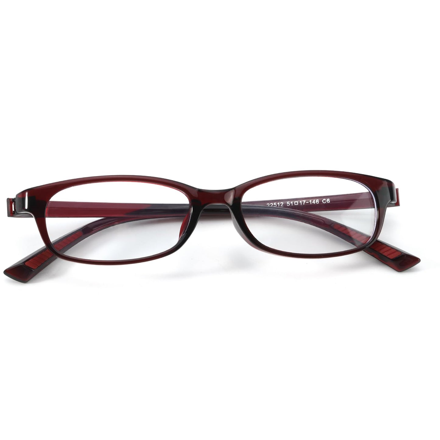 TJUTR Medium 22512 Prescription Eyewear Frames with Blue Light Blocking