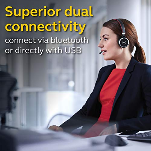 Jabra Evolve 65 Stereo 6599-823-309 Wireless Headset with Link 370 USB Adapter