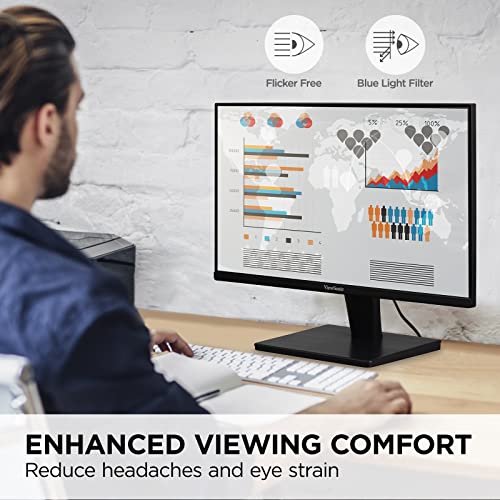 ViewSonic 24 Inch VS2447M FHD 1080p 100Hz LCD Monitor