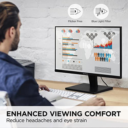 ViewSonic 24 Inch VS2447M FHD 1080p 100Hz LCD Monitor