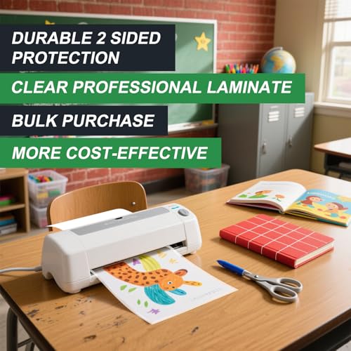 PAPRMA 5 Mil Thermal Laminating Sheets 30 Count 9" x 11.5" for 8.5" x 11" Documents