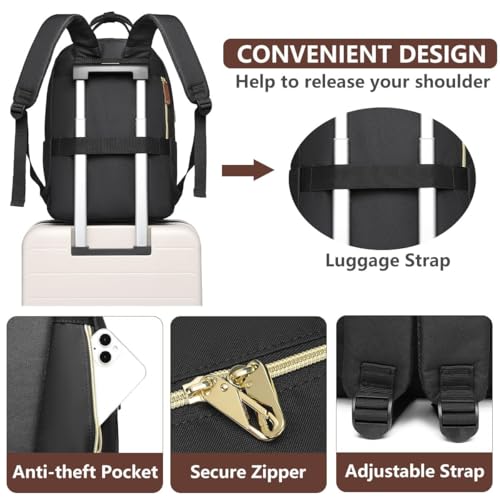 BAGSWAN 15.6 Inch 102346m Laptop Backpack Solid Nylon Adult Casual