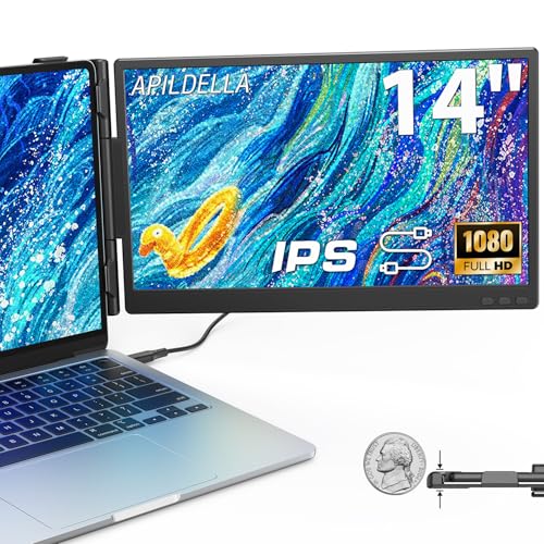 APILDELLA 14 Inches A4 1920x1080 60Hz IPS LCD Monitor