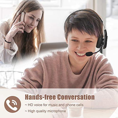 COMEXION BH-M100 Bluetooth Headset Wireless Noise Cancellation Communication Device for Adults