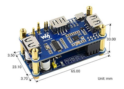 Coolwell PoE Ethernet/USB HUB HAT with 5 Ports Model 404f1464-cf7f-4ed0-b261-191864b21d8b