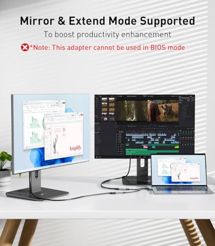 Reborn USB to HDMI Adapter 1080P@60Hz USB 3.0 Male to HDMI Female