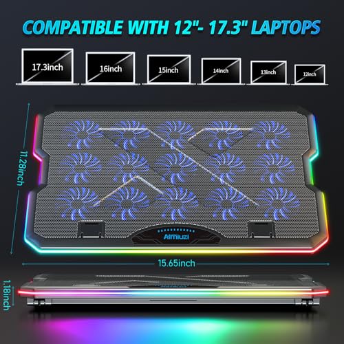 AIMIUZI 15 Count F15 Metal, Plastic Cooling Pad  12-17.3 Inch