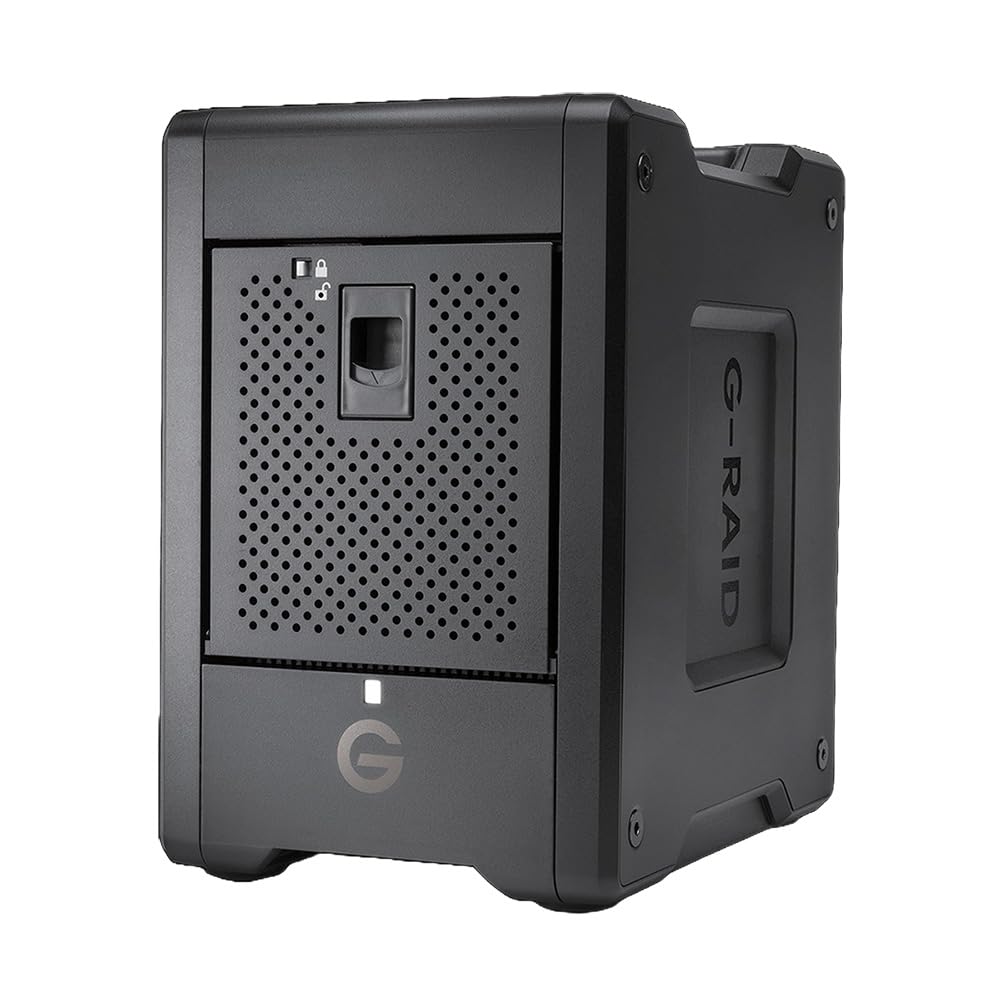 SanDisk Professional 80TB G-RAID Shuttle 4 External Hard Drive with Thunderbolt 3 Connectivity