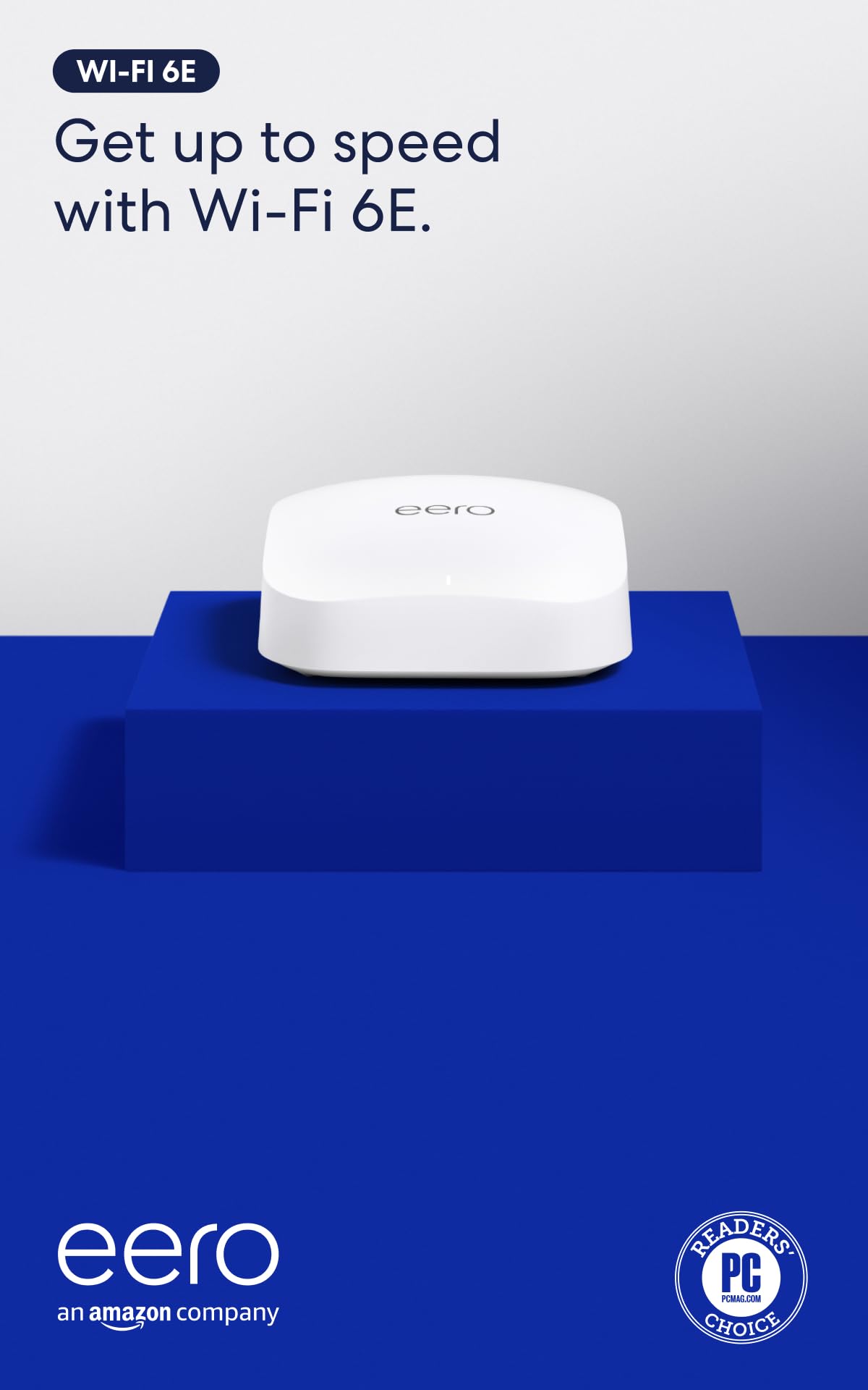 Amazon eero Pro 6E Mesh WiFi Router 2.5 Gbps Coverage 2000 sqft 100+ Device Support Wifi 6E
