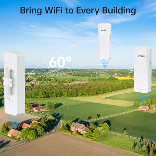 UeeVii 2.4G 5.8G CPE5824 Kit 1000Mbps Dual-Band Wireless Bridge