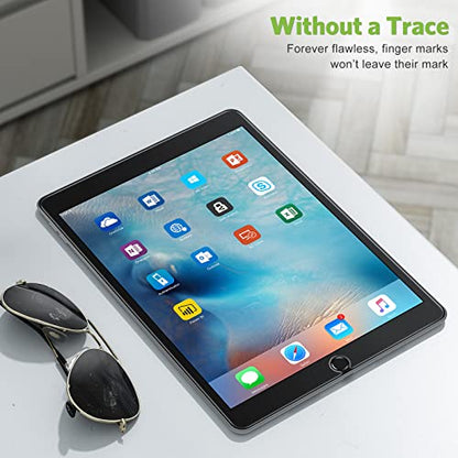 apiker 2 Pack Tempered Glass Screen Protector for iPad 9th/8th/7th Gen, 10.2 Inch, 9H Hardness, Matte Finish