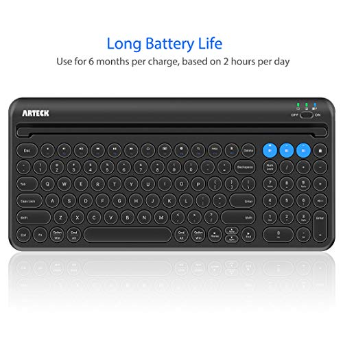 Arteck 14.6" x 6.9" Wireless Bluetooth Keyboard Model HB206-2
