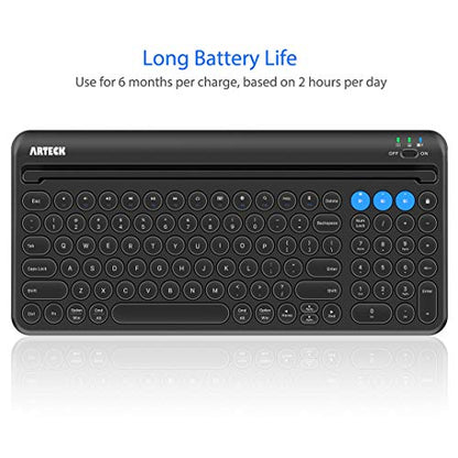 Arteck 14.6" x 6.9" Wireless Bluetooth Keyboard Model HB206-2