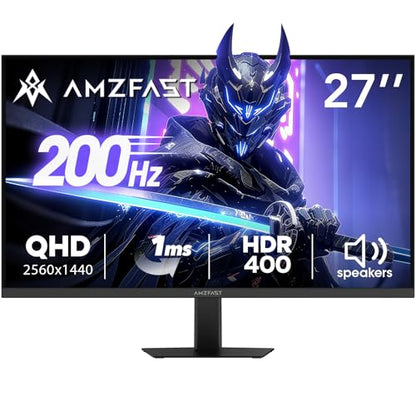 Amzfast 27 Inch AMZG27F5Q QHD (2560 x 1440) 200 Hz IPS Monitor