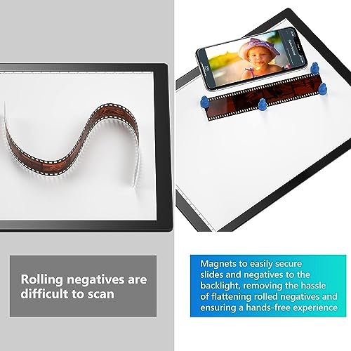 JRVT C401B-TY Slide Viewer Light Pad A4 10000-12000K LED Scanner