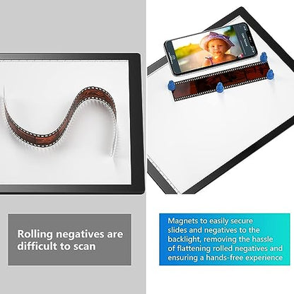 JRVT C401B-TY Slide Viewer Light Pad A4 10000-12000K LED Scanner