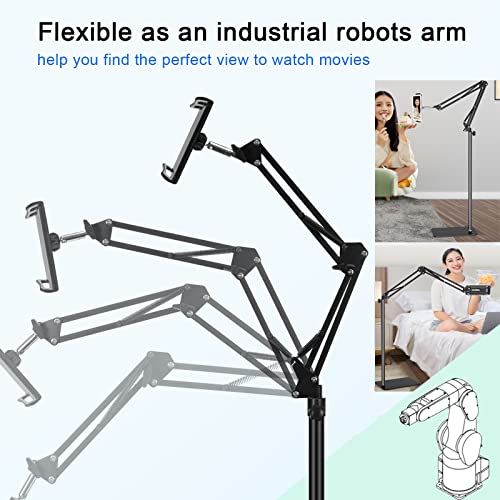 SAMHOUSING Tablet Floor Stand SAM-01 Adjustable Clip Holder for Tablets and Phones