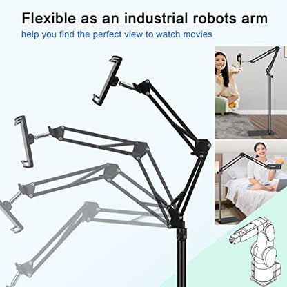 SAMHOUSING Tablet Floor Stand SAM-01 Adjustable Clip Holder for Tablets and Phones