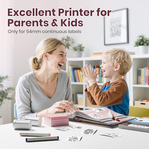 ETIKEZ Mini Thermal Sticker Printer PM290C 203dpi Bluetooth Portable Printer