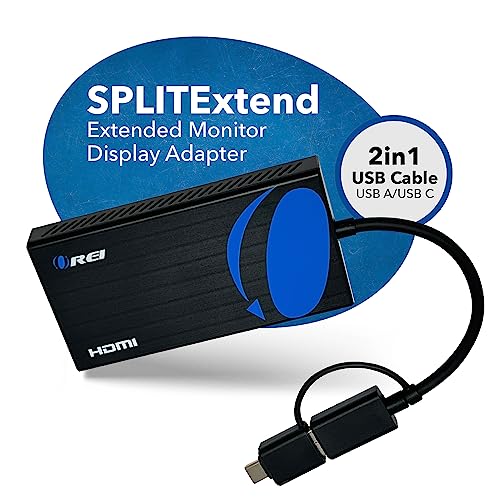 OREI 4 x 2 x 0.5 inches USBC2HDMI2 HDMI USB Type C Adapter 2 Ports