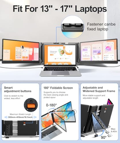 Wixzet 14 Inches T2 PRO 1920x1080 60Hz IPS LCD Monitor