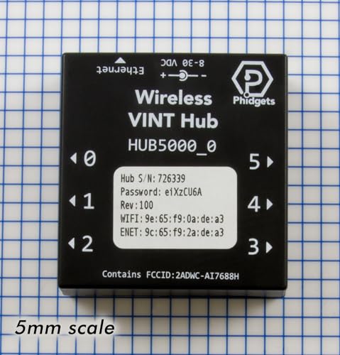Phidgets HUB0001_0 Ethernet, Wi-Fi Linux VINT Hub