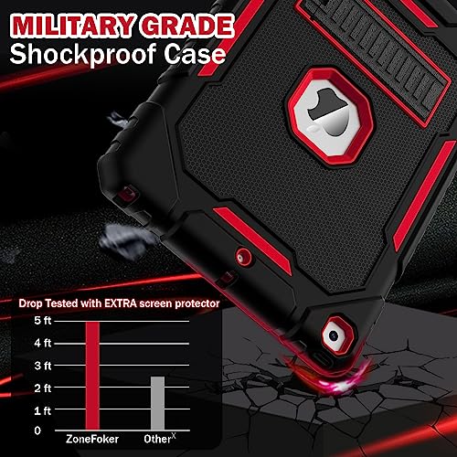 ZoneFoker 10.2 inch Case for iPad 9th/8th/7th Generation Heavy Duty Protection