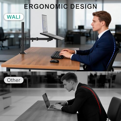 WALI 17" M00LP Laptop Desk Mount, Black